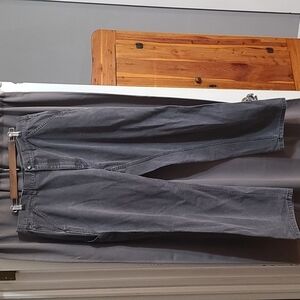 Oobe Men's Carpenters Jeans Pants Faded Black Size 40x33(31") EUC READ**